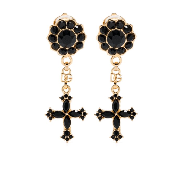 D&G ドルチェアンドガッバーナ ロゴ ハート カギ ピアス シルバーカラー D&G ドルチェアンドガッバーナ ロゴ ハート カギ ピアス