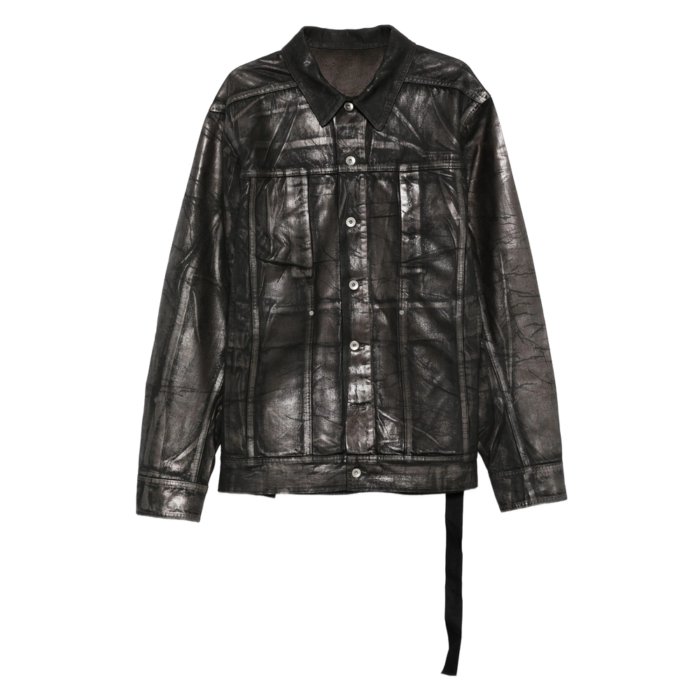 d*6様 Rick Owens 19FW OUTERSHIRT LLP レザー Rick Owens リックオウエンス レザージャケット OUTERSHIRT