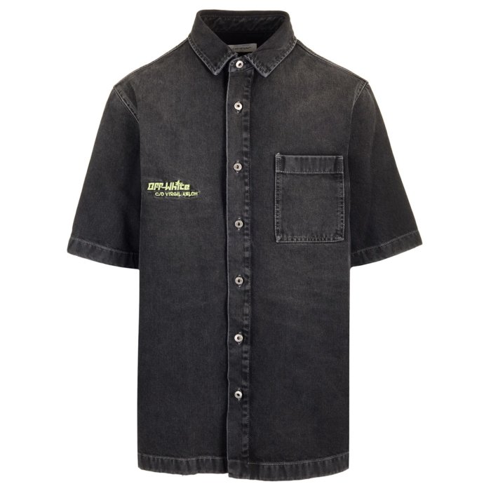 off-white デニムシャツ 専用出品 DIAG OVERSIZE DENIM SHIRT / デニムシャツ - オフホワイト｜OFF