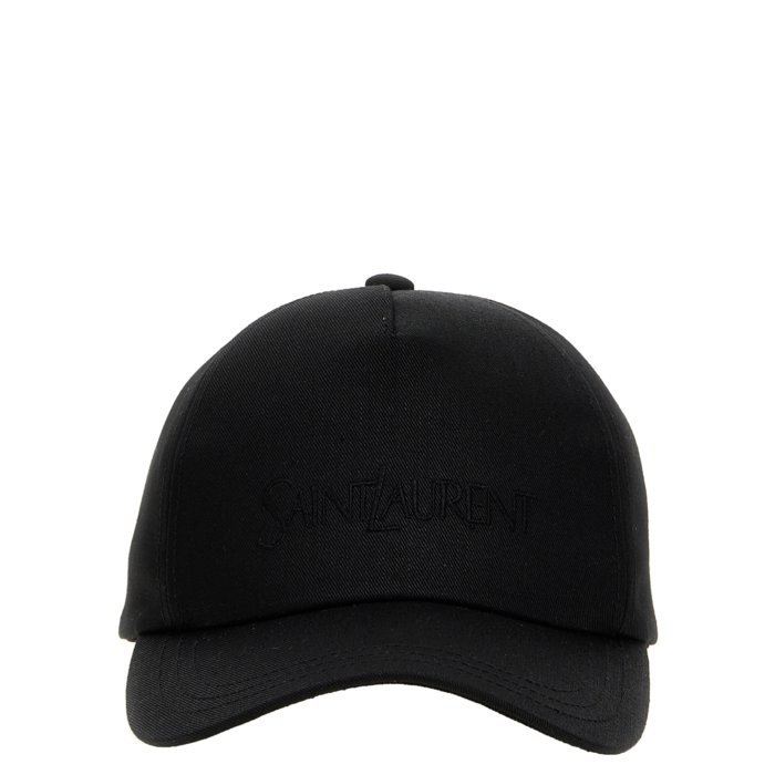 ゆ　YSL 9FORTY キャップ 調整可能 ブラック　サンローラン ニューエラ YSL モノグラム キャップ ブラック | Saint Laurent