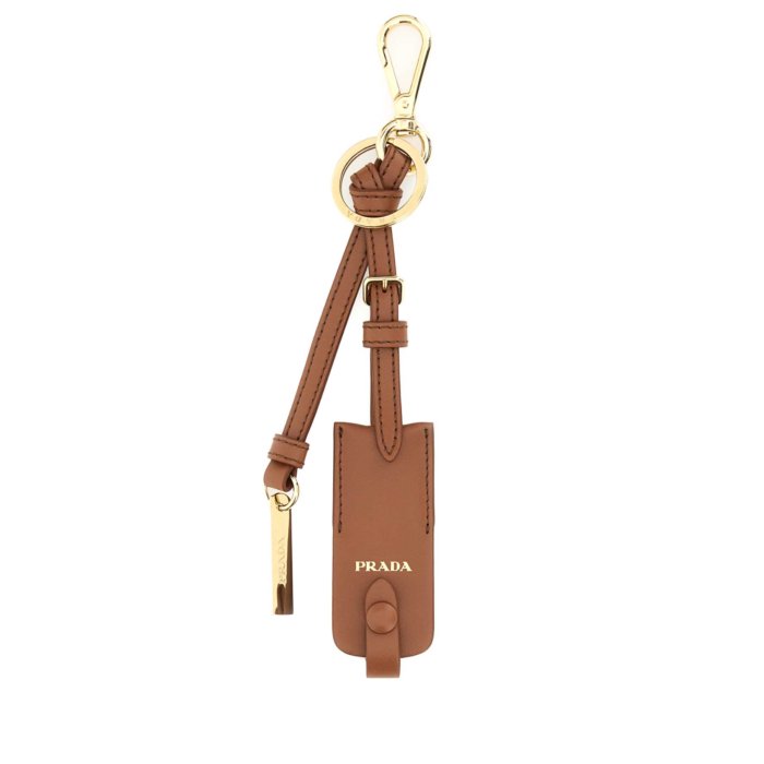 【新品未使用】　箱&商品タグ付き　クロコダイル PRADA プラダ キーリング 新品未使用】 箱&商品タグ付き クロコダイル PRADA プラダ キーリング