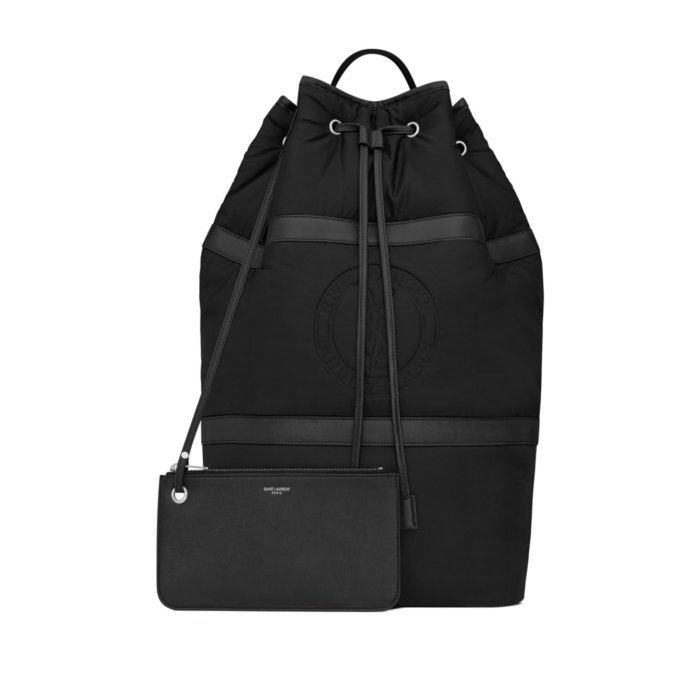 美品⭐️サンローランパリ フラットポーチシド ミニショルダーバッグ レザー 黒 SAINT LAURENT - 新品 サンローラン レザー フラットポーチ シド