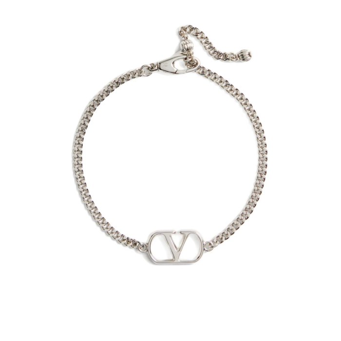 【Valentino】Ovalette ブレスレット シルバー YJ0AH2MET172 Valentino Garavani Ovalette bracelet for Men - Silver in UAE