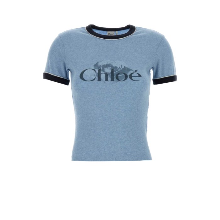 楽天市場】Chloe クロエ Crew Neck T-Shirts クルーネック Tシャツ