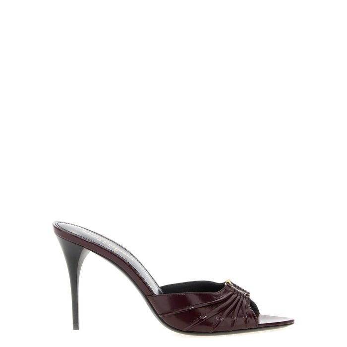 サンローラン Saint Laurent 'BABYLONE' MULES その他 Bordeaux VINTAGE BORDEAUX IT35.5 IT36 IT37 IT37.5 IT38 IT38.5 IT39 IT39.5 IT40 37 37.5 38 38.5 39 39.5 40 女性 819075AAEHF6629 【送料無料・関税込】画像