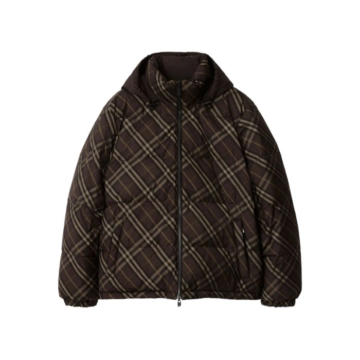 Burberry ジャンパー BURBERRY》 8070871 CHECKERED HOODED JACKET (Burberry/ジャケット