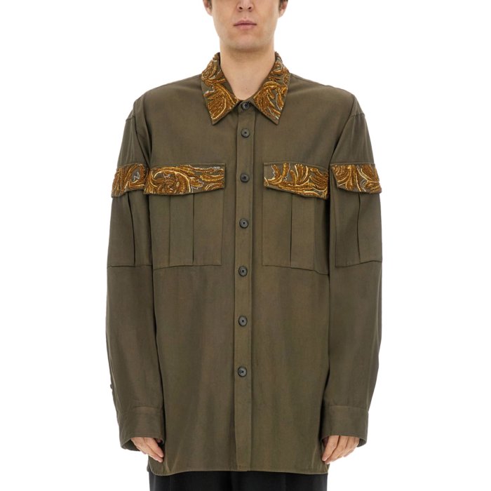 楽天市場】DRIES VAN NOTEN ドリスヴァンノッテン シャツジャケット