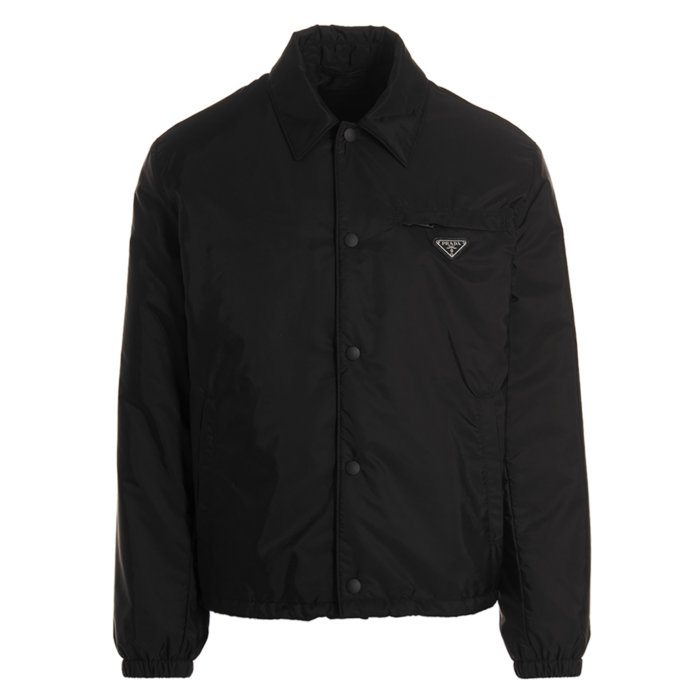 PRADA　プラダ　メンズ　ジャケット　フォーマル　スナップボタン　46　黒 PRADA - プラダ/PRADA ジャケット アパレル メンズ MAGLIERIA