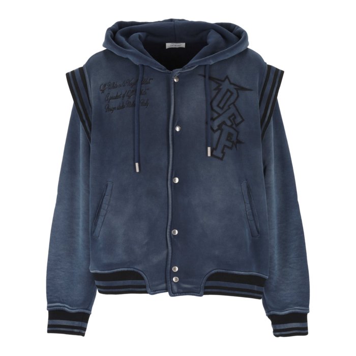 楽天市場】【完売】オフホワイト OFF-WHITE メンズ LEATHER VARSITY