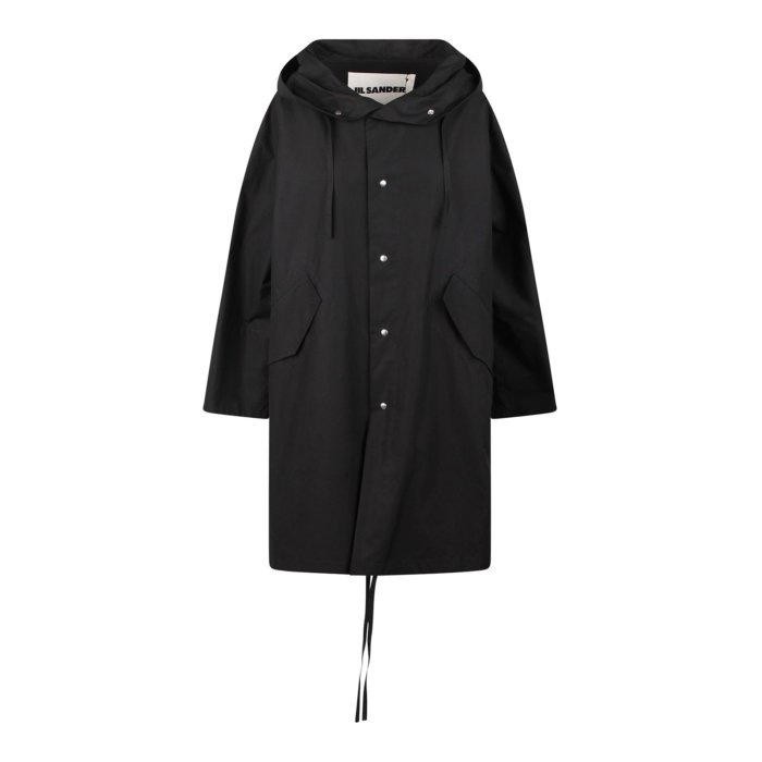 【希少】ジルサンダー JIL SANDER 中綿ナイロンコート ドローコード 希少】ジルサンダー JIL SANDER 中綿ナイロンコート ドロー