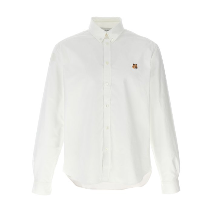 楽天市場】メゾンキツネ シャツ 長袖 メンズ グレイ フォックスヘッド