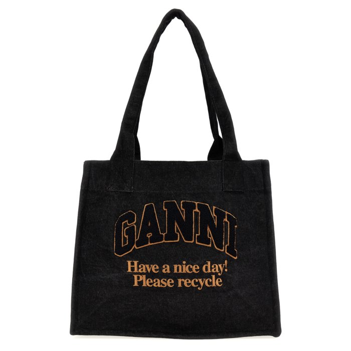 【GANNI】ラージ イージーショッパープリント＊送料関税込 GANNI(ガニー)｜ラージ イージー ショッパー バナナ プリント