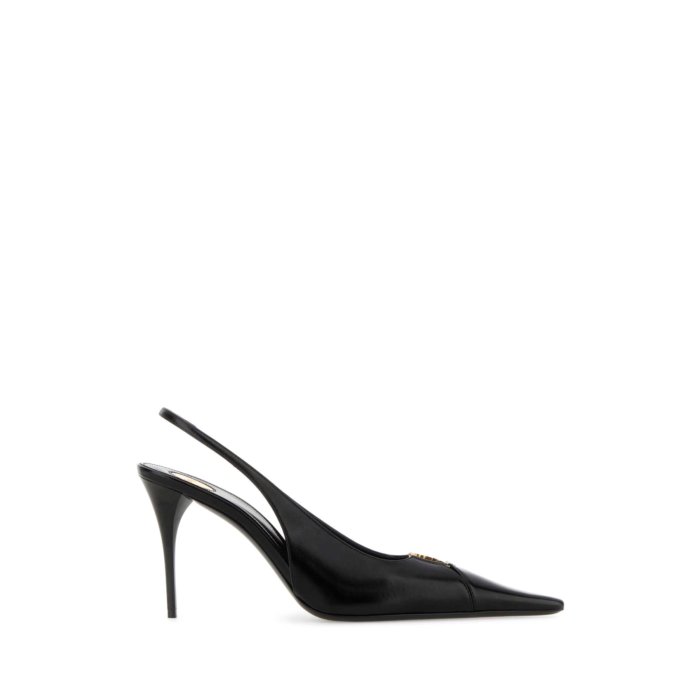 Saint Laurent サンローラン レディース パンプス・ハイヒール 806685AAEHI1000 Black leather Babylone 90 pumps Black 36 37 37.5 38 38.5 39 40 41 【送料無料・関税込】画像