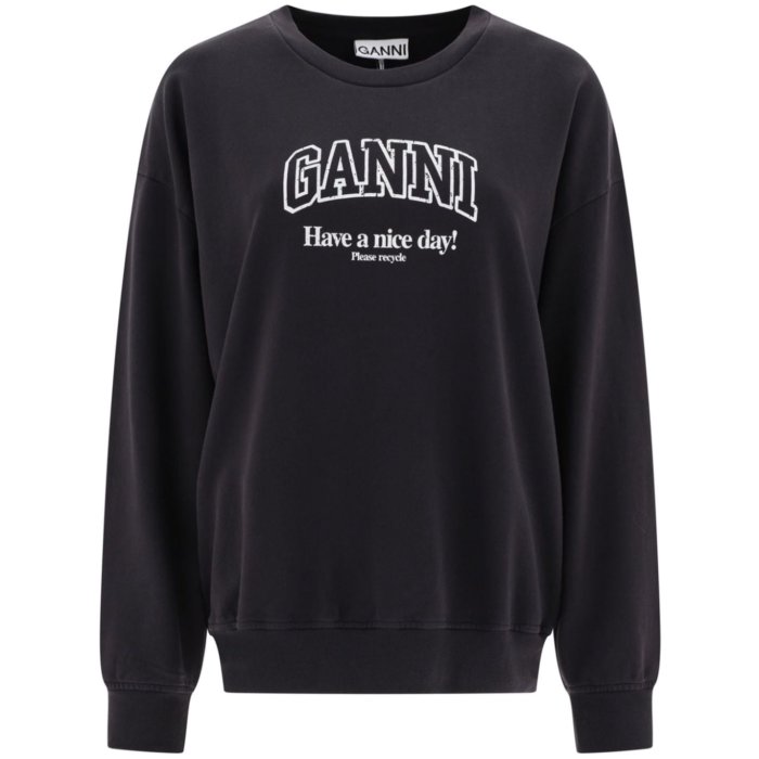 楽天市場】GANNI ガニー スウェット トレーナー 裏毛 ピンク S