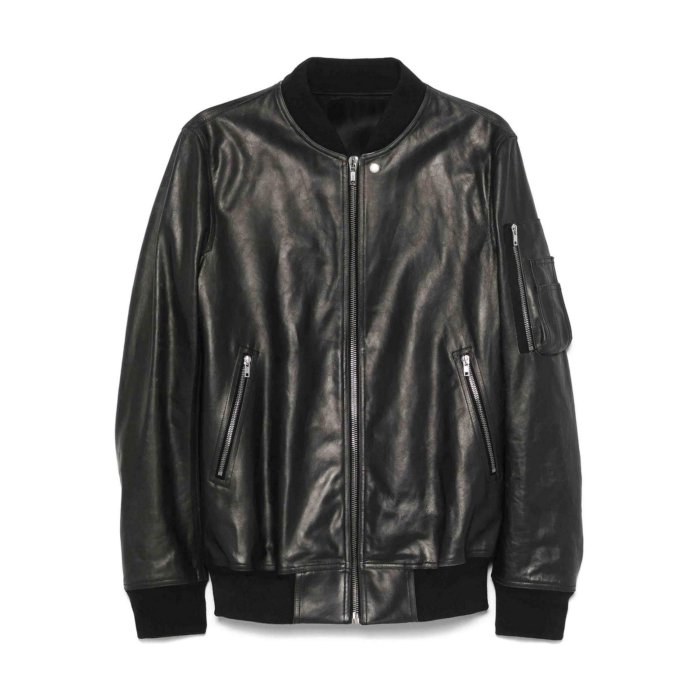 Rick owens レザーアウターシャツ ラムレザー リックオウエンス ◇RICK OWENS 23AW◇ラムスキン レザー アウター シャツ /Grey