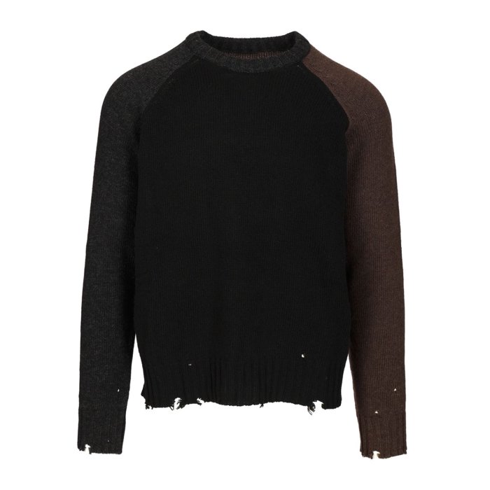 Maison Margiela ニット・セーター 黒/XL メゾン マルジェラ MAISON MARGIELA ニット セーター ワークイン