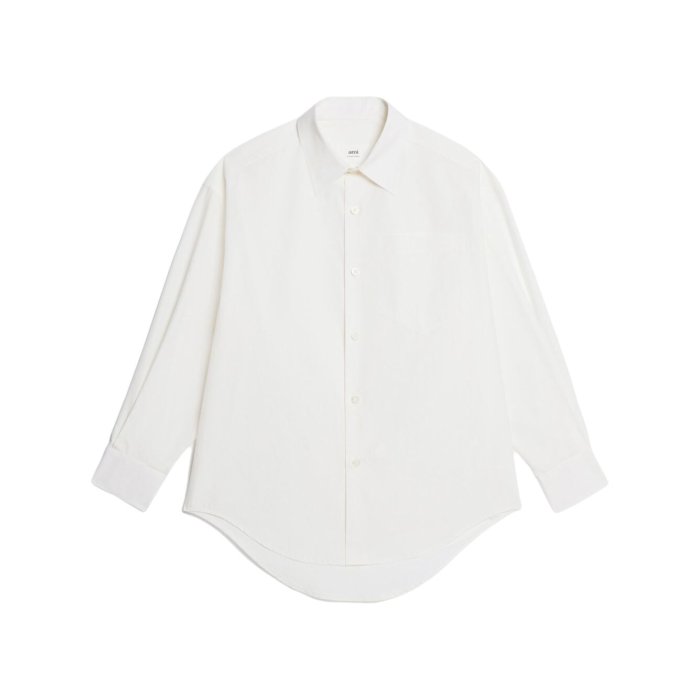 AMI PARIS 関税送料込 コットン キャンプカラー 半袖シャツ 関税負担なし☆AMI PARIS アミ パリス キャンプカラー シャツ