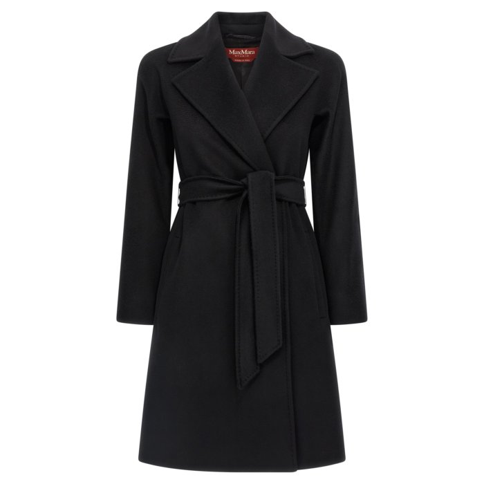 MaxMara STUDIO ウールPコート 黒 40 ショートコート VERYが選んだ【新定番アウター3選】今っぽさとリッチ感で投資の価値