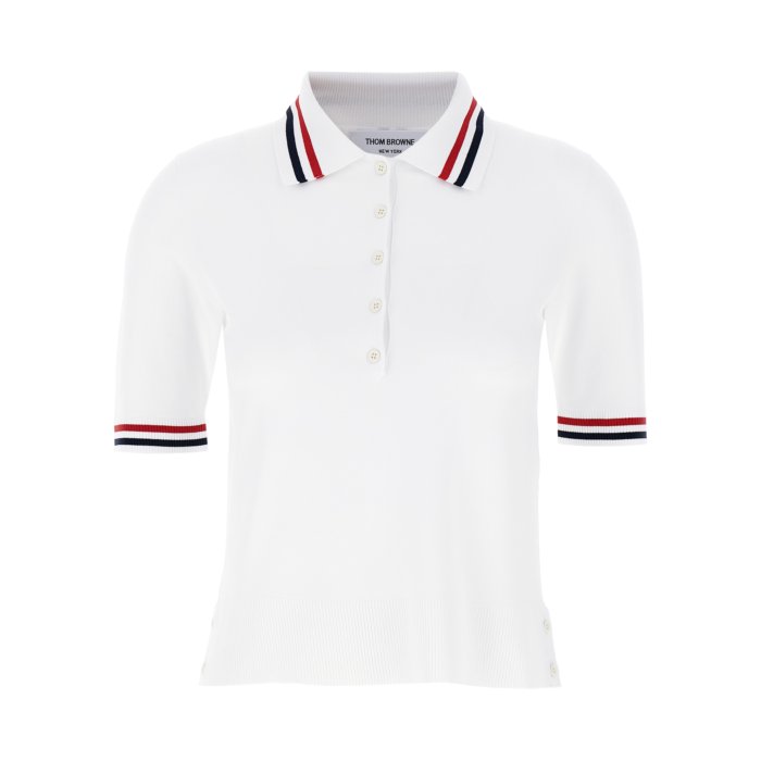 Tシャツ・カットソー PINKO Woman Polo Shirt Green 104737A2FC V42 Pinko Donna T-shirt con Logo Effetto Metal 104603 A2D1 V49