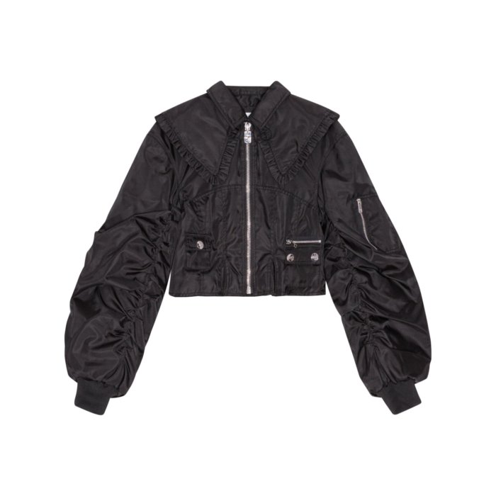 楽天市場】GANNI ガニー ジャケット Check Suiting Cropped