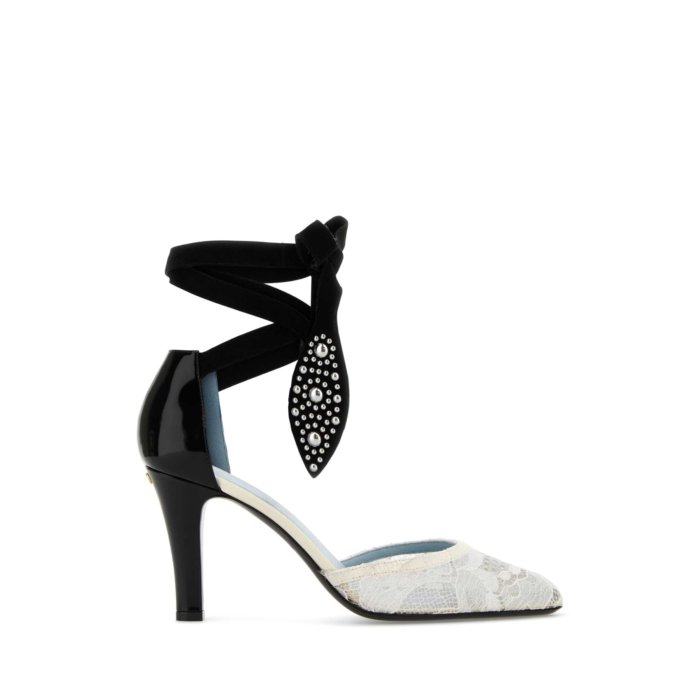 Valentino Garavani Women Two-Tone Leather Foliefoliage Pumps main image 1