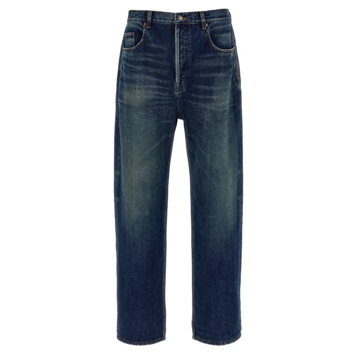 YSL Rive 2005SS サンローラン リネン フレア デニムパンツ 48 acwtuktzf1haor5.jpg