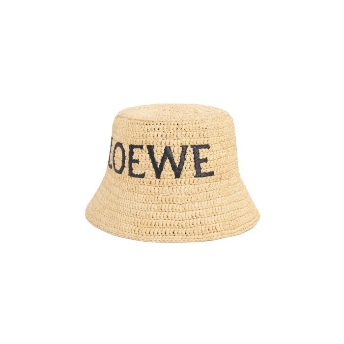 【関税込】LOEWE アナグラムジャカード バスケットハット LOEWE ロエベ アナグラム バケットハット（ジャガード&カーフ