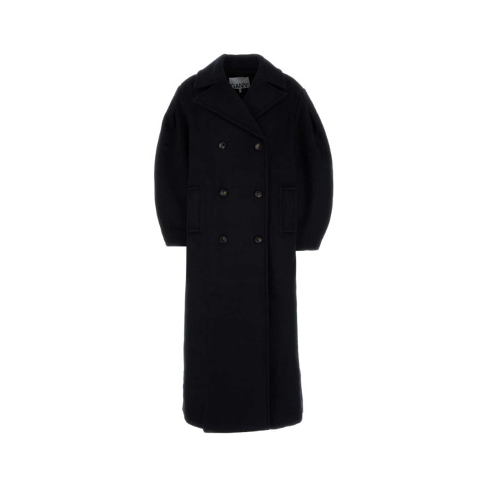 ガニー GANNI STRETCH STRIPE オーバーコート ガニー GANNI STRETCH STRIPE オーバーコート