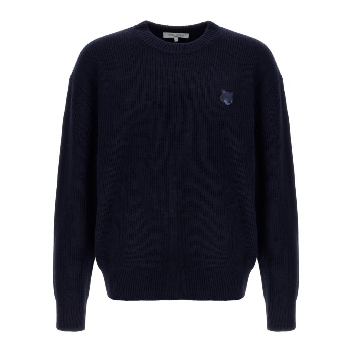 楽天市場】メゾンキツネ フォックス カーディガン 青色 ブルー KITSUN