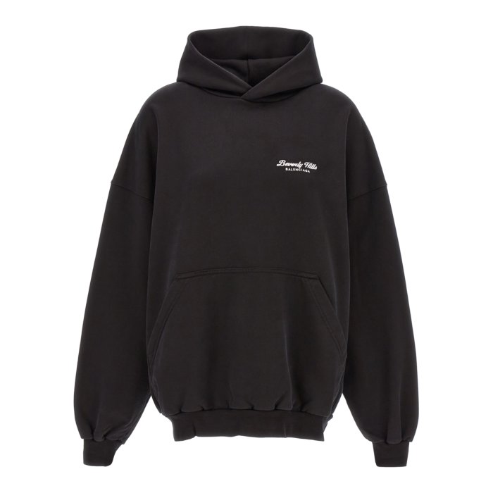 希少【BALENCIAGA】パリ フラッグ フーデッド スウェット バレンシアガ BALENCIAGA HOMME/485994 TWK22 HOMME刺繍オーバー