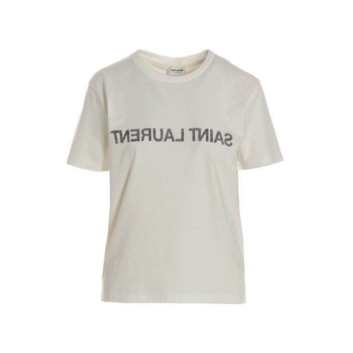 【archive】YSL Yves Saint Laurent T-shirt tシャツ 「ICONIQ」YSLプリント ショートスリーブ TEE メンズ