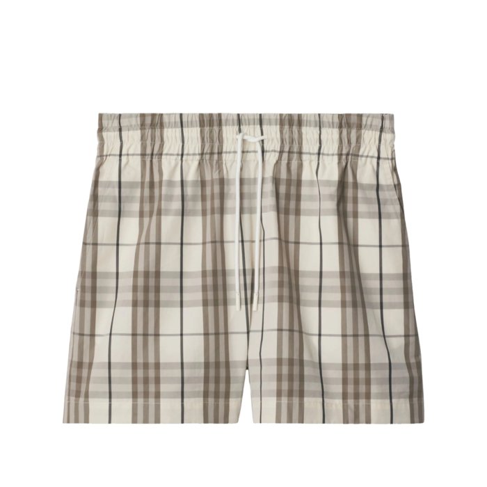 楽天市場】BURBERRY バーバリー Check Stretch Cotton Tailored Shorts