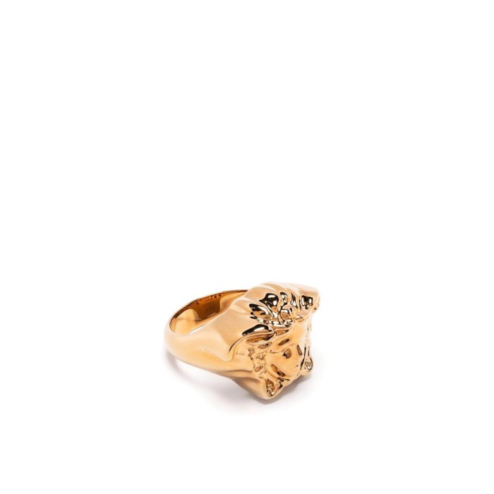 【関税込み】Versace メドゥーサ ビギー リング メドゥーサ ビギー リング ゴールド | VERSACE JP