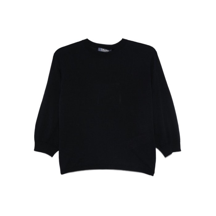 ✨美品✨ Max Mara ビジュー ベルト とろみ ロングカーディガン 黒 M 美品】マックスマーラ ロングカーディガン ベルト ビジュー