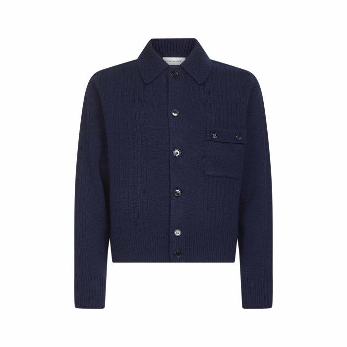 DRIES VAN NOTEN ドリスヴァンノッテン　スウェットカーディガン Dries Van Notenインパクト大!ジャガードスリーブのスウェット