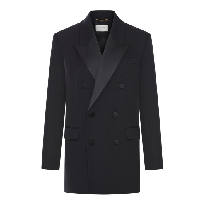 楽天市場】サンローランパリ ジャケット ブルー レディース SAINT