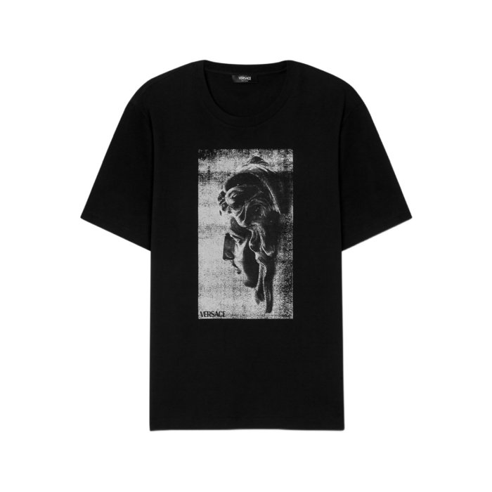 楽天市場】ヴェルサーチ VERSACE Tシャツ メンズ ブラック T