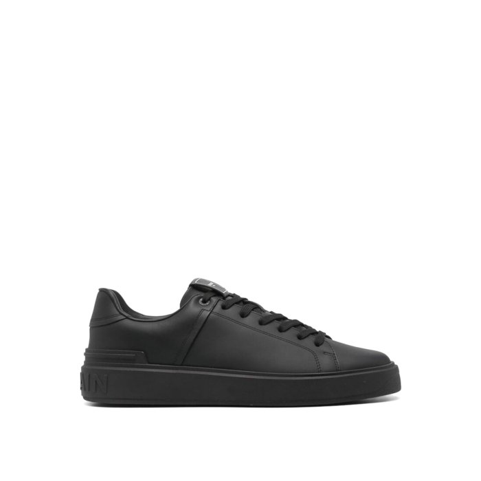 BALMAIN バルマン　スニーカー　ロゴプレート　ブラック　38 Balmain スニーカー - 黒 - ブラック | BM1VJ309KNSC0PA