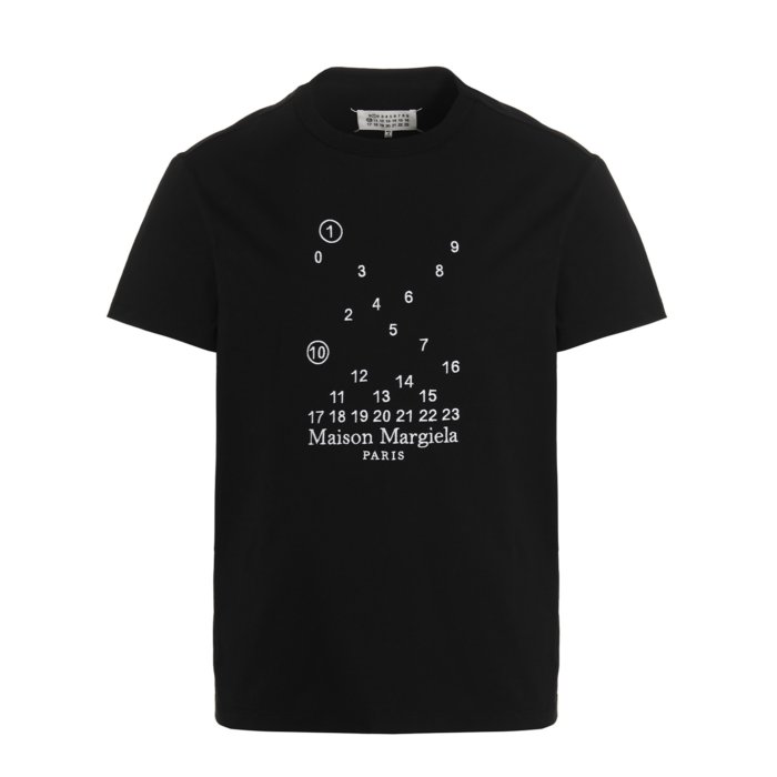 【MaisonMargiera】Tシャツ Maison Margiela メゾンマルジェラ Numeric Logo Mako Cotton T