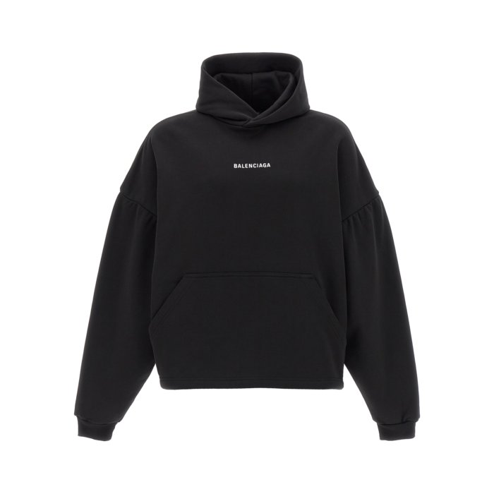 オーバーサイズ　フーディー　パーカー　スウェット　ショート　balenciaga BALENCIAGA - BALENCIAGA オーバーサイズ パーカーの通販 by