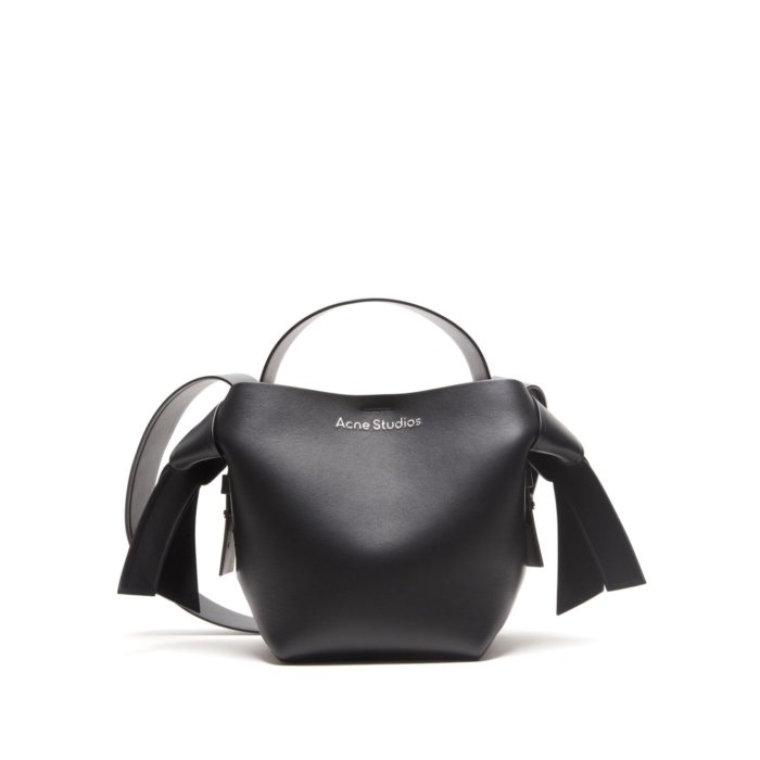 Acne Studios シャイニーブラック トートバッグ Acne Studios シャイニートートバッグ ブラック - メルカリ