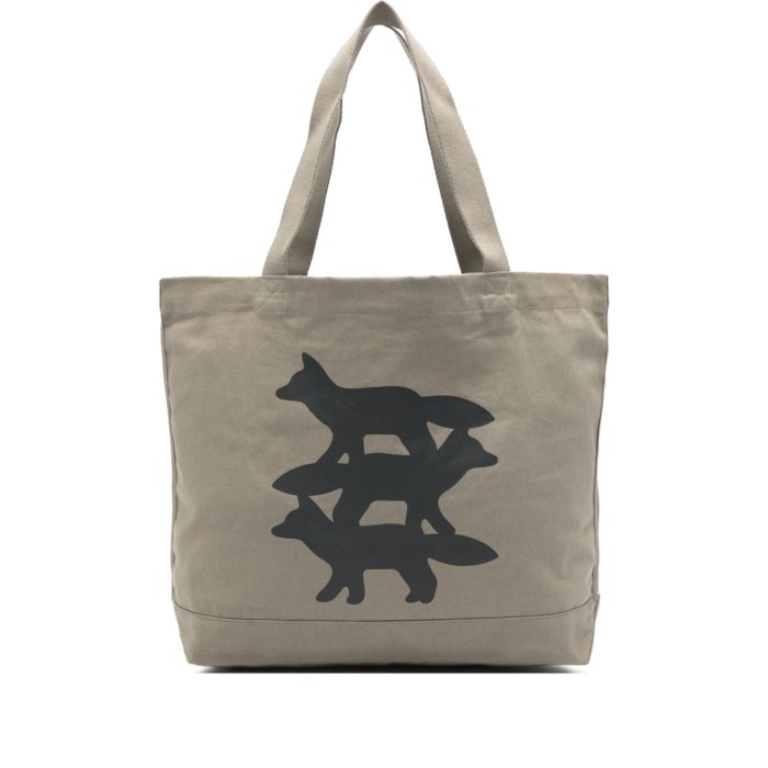 楽天市場】メゾンキツネ MAISON KITSUNE トートバッグ ブラック メンズ