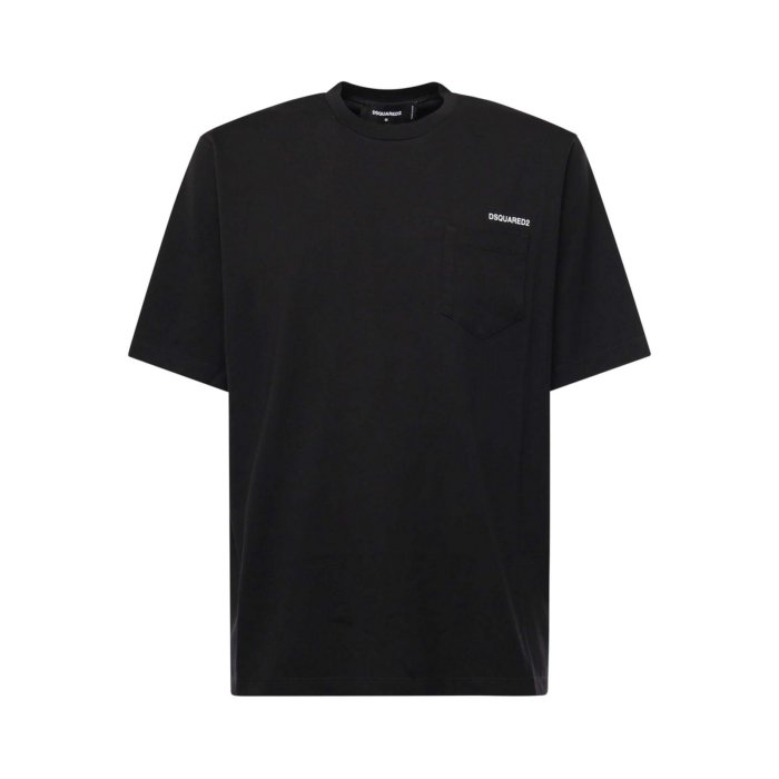 【関税込 日本発送】DSQUARED2 ロゴコットンTシャツ ブルー 210.jpg
