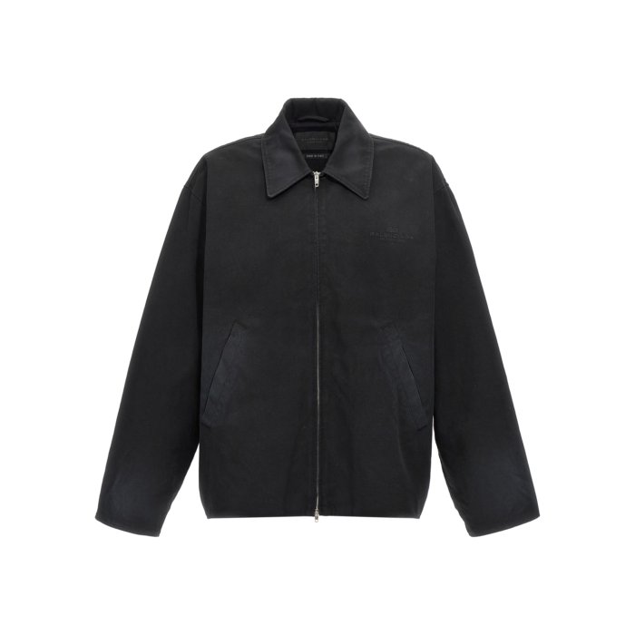 BALENCIAGA バレンシアガ ブラック Pコート 46 BALENCIAGA ブラック ピーコート