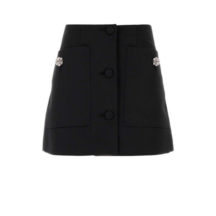 PRADA プラダ イタリア製 ミディスカート 38 ブラック レディース 楽天市場】PRADA プラダ スカート 21X926 1WQ8 レディース ミニ