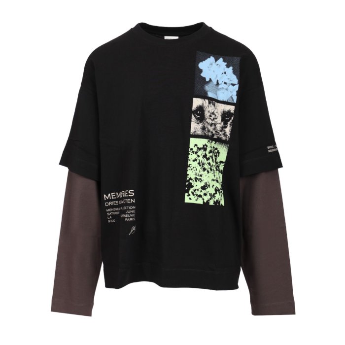 ★関税込★ DRIES VAN NOTEN フレイムリリープリント Tシャツ DRIES VAN NOTEN(ドリスヴァンノッテン) 16SS マリリンモンロー
