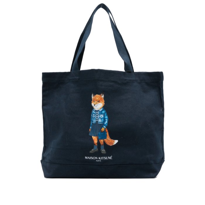 楽天市場】メゾンキツネ MAISON KITSUNE トートバッグ グリーン メンズ