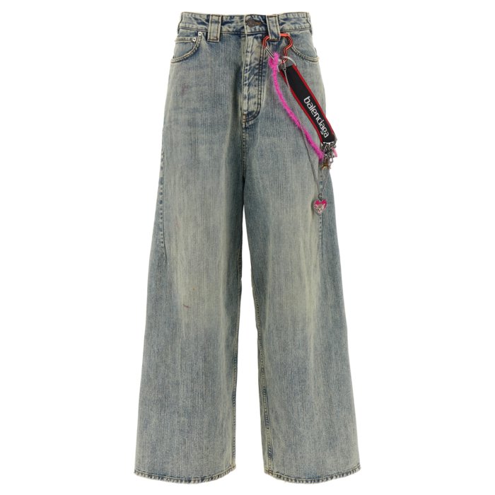 デニム・ジーパン BALENCIAGA 'Ski' jeans Black  777211TPW59 Balenciaga Skiwear - Ski Jeans | Saks Fifth Avenue