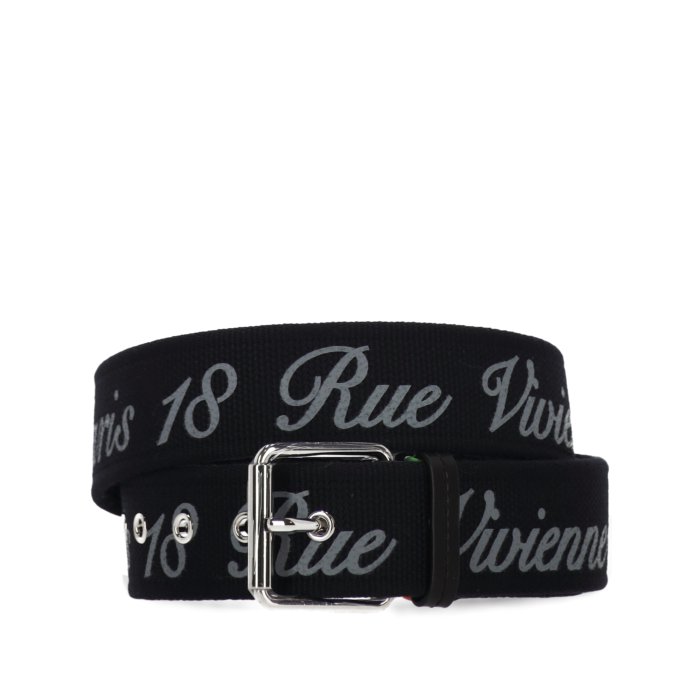 ベルト Prada Black Triangle Logo Saffiano Belt 1CC621 053 F0002 ブラック サフィアーノレザー ベルト | PRADA