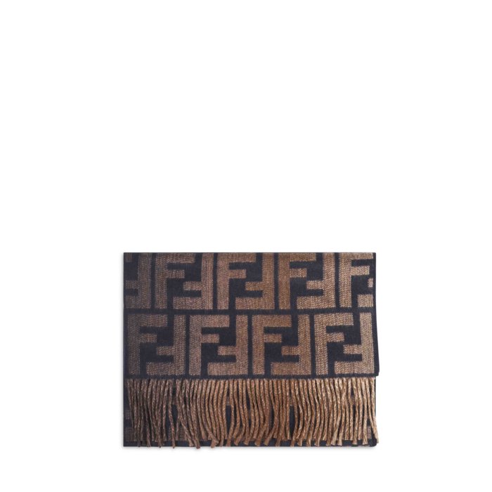 楽天市場】FENDI フェンディ マフラー FXS124 ALGS メンズ ウール FF柄